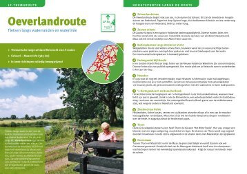 Oeverlandroute themafolder (8MB) - Nederland Fietsland