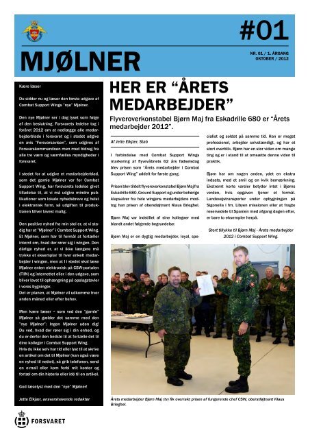 Mjølner nr. 1 2012 - Forsvarskommandoen
