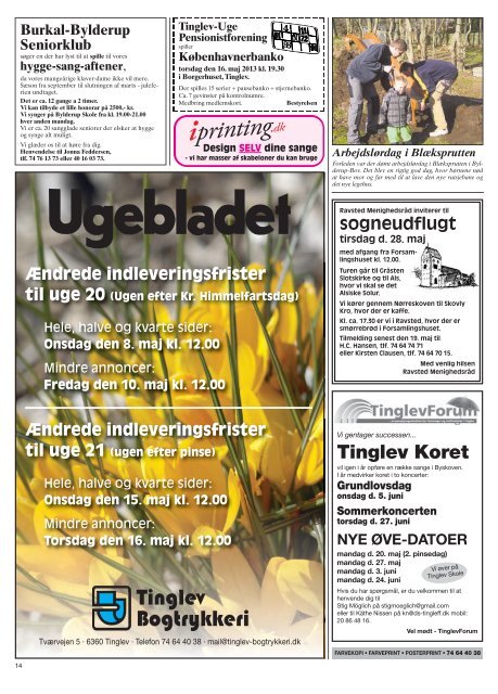 Margit's - Ugebladet for Tinglev