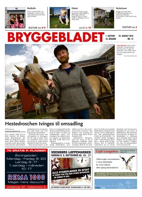 Hestedroschen tvinges til omsadling - Bryggebladet