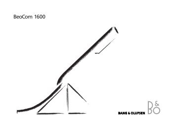 Vejledning Beocom 1600 (pdf)