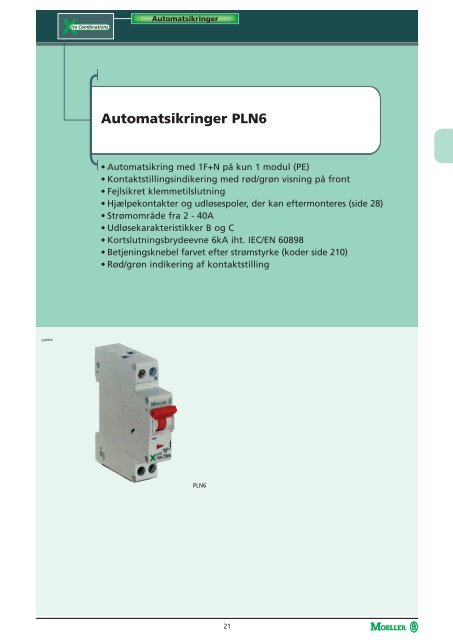 DIN-skinne komponenter Katalog