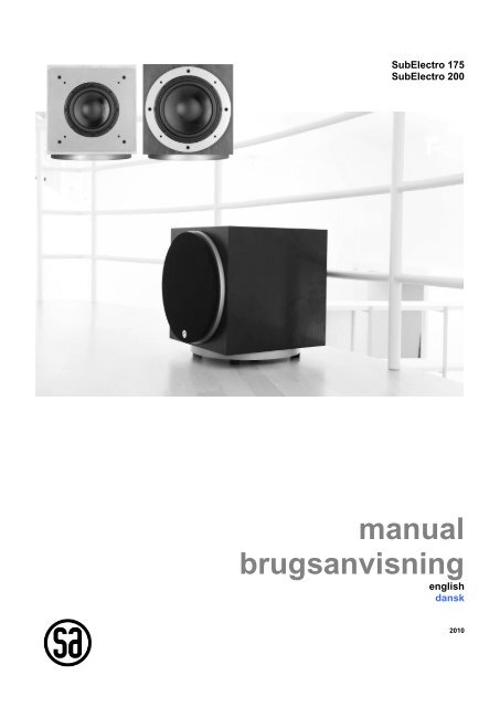 brugsanvisning PDF (465.29 KB) - System Audio