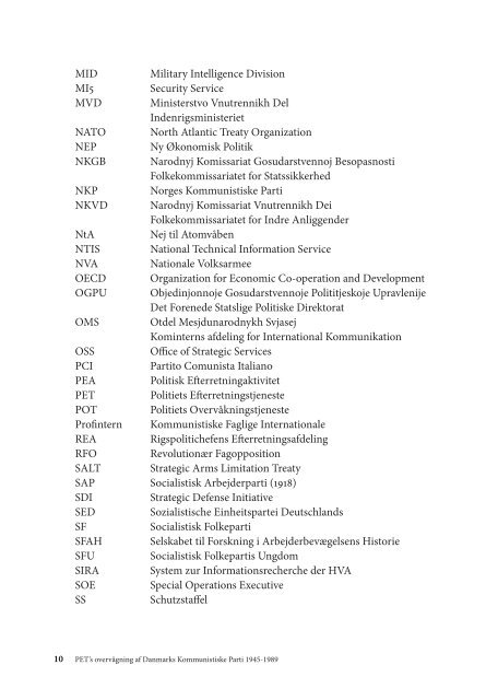 PET's overvågning af Danmarks Kommunistiske Parti 1945-1989