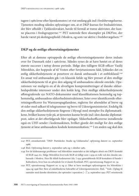 PET's overvågning af Danmarks Kommunistiske Parti 1945-1989