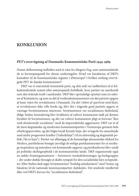 PET's overvågning af Danmarks Kommunistiske Parti 1945-1989