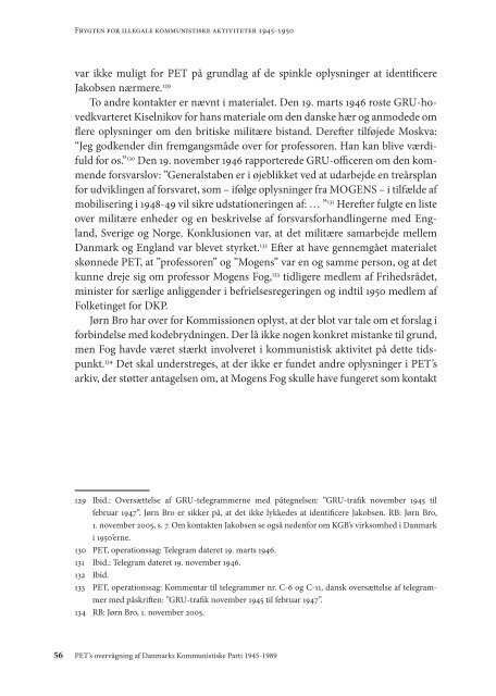 PET's overvågning af Danmarks Kommunistiske Parti 1945-1989