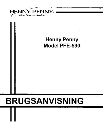 BRUGSANVISNING - Henny Penny Corporation