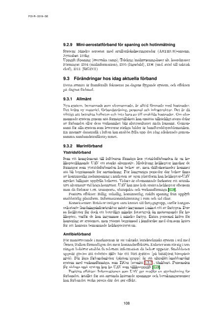 Förstudie obemannade farkoster - FOI