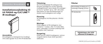 IR modtager - Lauritz Knudsen