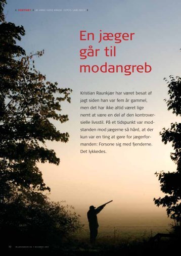 En jæger går til modangreb - Miljøministeriet