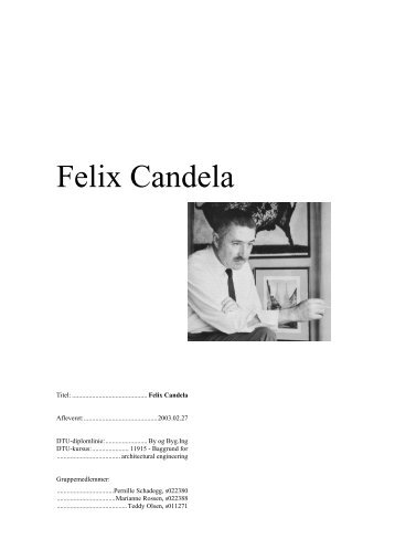 Felix Candela