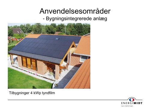 Solcellemoduler - Passivhus Nordvest