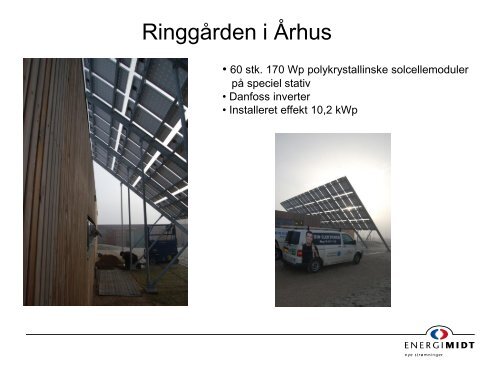 Solcellemoduler - Passivhus Nordvest