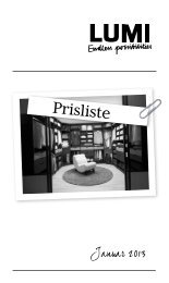 Prisliste - Lumi