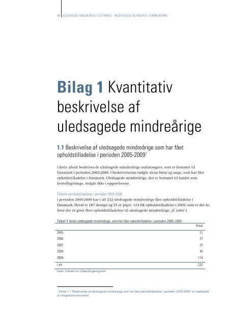 Uledsagede mindreårige flygtninge - Ankestyrelsen