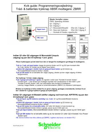 Hent programmerings-vejledningen her (pdf; 69 ... - Schneider Electric