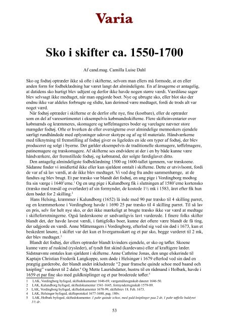 Dragtjournalen - årg. 7 Nr. 9 2013 (PDF - 2,1mb) - Dragter i Danmark
