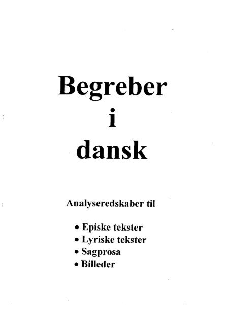 Begreber i dansk