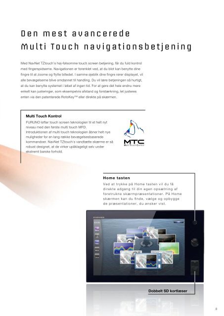 Download Brochure - NAVnet TZtouch