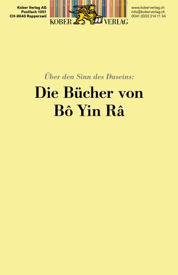 Die Bücher von Bô Yin Râ