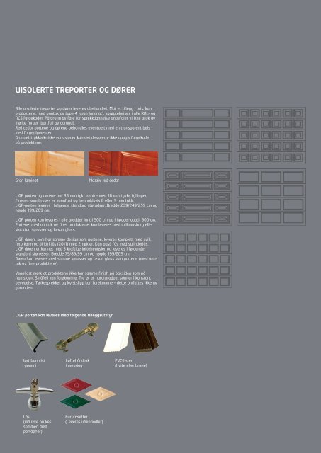 Hovedkatalog - Lista Treindustri AS