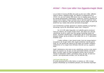 Artikel - Flere lyse idéer hos Eggeslevmagle Skole