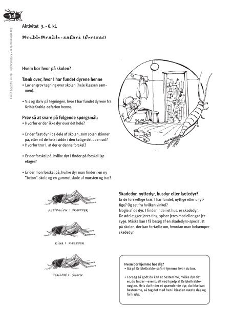 KribleKrable - Skolemateriale - Experimentarium