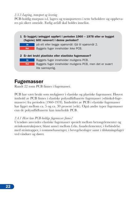 Identifisering av PCB i norske bygg