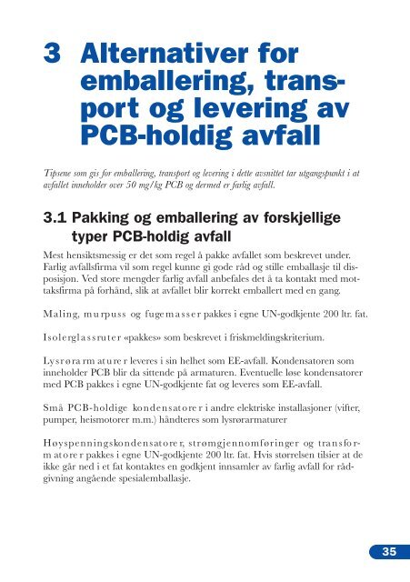 Identifisering av PCB i norske bygg