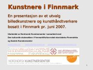 Kunstnere i Finnmark - Nordnorsk Kunstnersenter