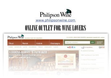 Download our company presentation - Philipson Wine