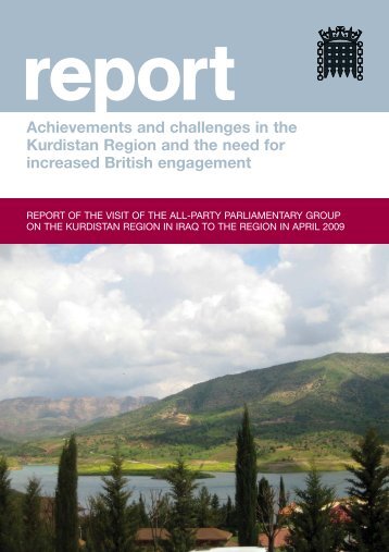 Achievements and challenges in the Kurdistan Region and the need ...