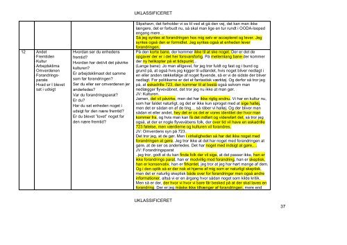 Sensemaking og forandring i forsvaret - Forsvarsakademiet