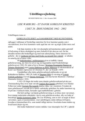 Udstillingsvejledning (.pdf) - Rundetaarn