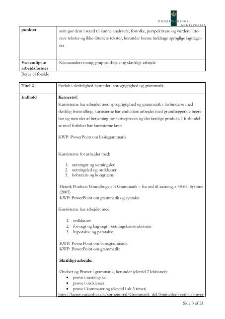 Undervisningsbeskrivelse Dansk A HF 2p12 - KWP - Skanderborg ...