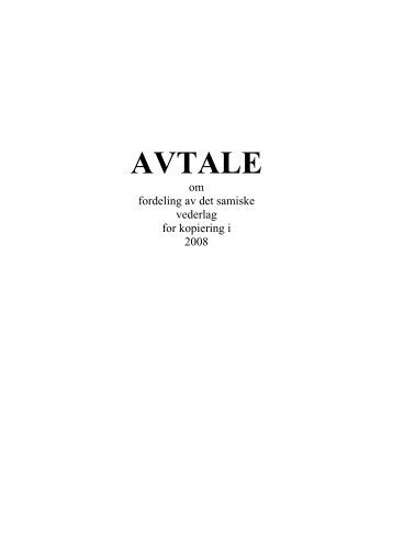 2008 avtale - Sámikopiija