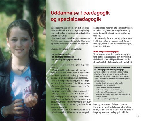 Brochure om seminariet - Marjatta Seminarium