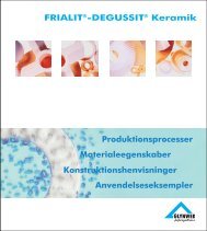 FRIALIT-DEGUSSIT Produktionsprocessen - Glynwed A/S