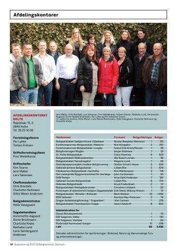 En præsentation af afdelingskontorerne, Lundsgade og BSJ