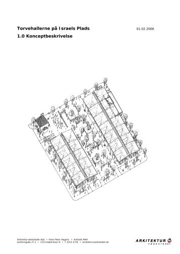 Torvehallernes 1.0 Konceptbeskrivelse - Arkitekturværkstedet