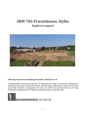 SBM 786 Præstehaven, Hylke - Skanderborg Museum