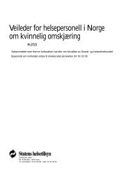 Veileder for helsepersonell i Norge om kvinnelig omskjæring