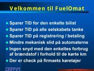 FUEL-O-MAT Præsentation - DKC