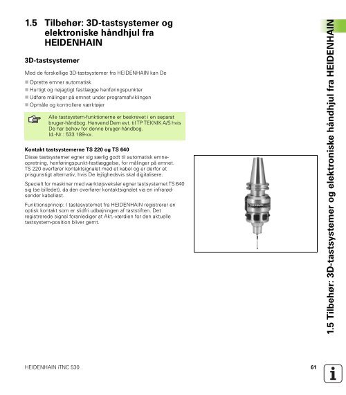 4.3 Arbejde med fil-styring - heidenhain