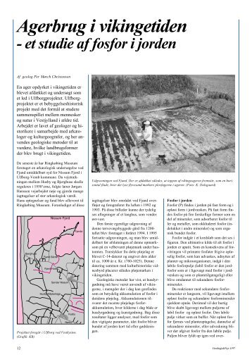 Agerbrug i vikingetiden - GeologiskNyt