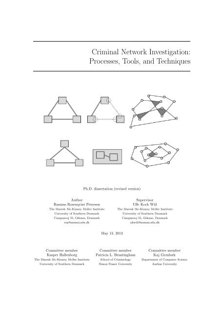 Criminal Network Investigation - Rasmus Rosenqvist Petersen