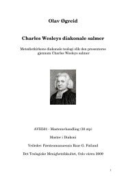 Olav Øgreid Charles Wesleys diakonale salmer - Metodistkirken