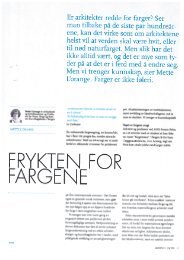 Redsel for farger fra Arkitektur.pdf - Kunsthøgskolen i Bergen