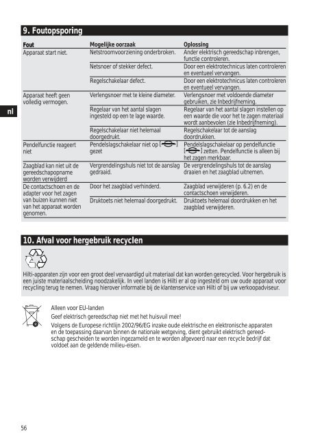 Adobe® Reader® file 0.45 MB Nederlands PDF - Hilti